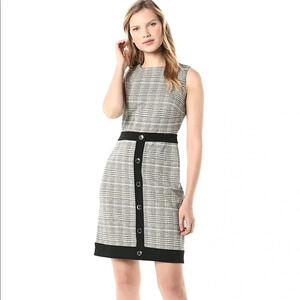 tommy hilfiger women's mini houndstooth knit dress BrandiKimberlyStyle on LTK